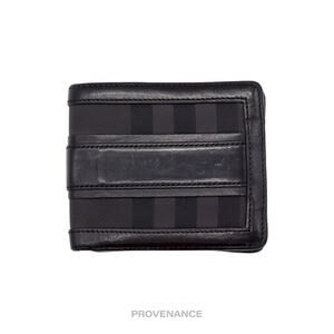 🔴 Burberry Bifold Wallet -  London Check Black Charcoal